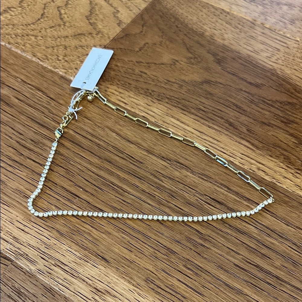 Uncommon James NWT elegant gold and silver necklace